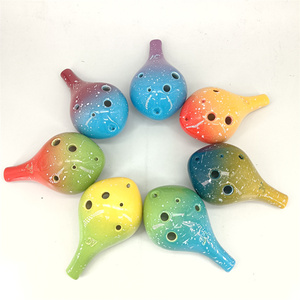 Nuovo 6 fori Ocarina Alto C Tone all'ingrosso strumento musicale Ocarina flauto - Product Image 6