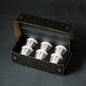 Ensemble de tasses à café arabes en céramique de haute qualité 70 ml, ensemble de tasses à thé, ensemble de tasses à café arabes de luxe, lot de 6 pièces - Product Image 3
