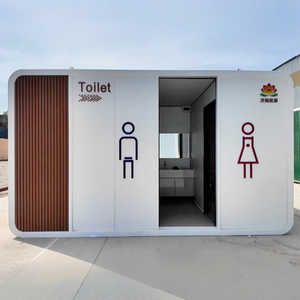 Toilettes portables haut de gamme, écologiques, au design moderne, conteneur modulaire, pour usage en bureau et immeuble - Product Image 2