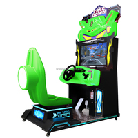 Machine de jeu de course de supercars dynamique d'intérieur à monnayeur, expérience interactive et divertissante, jeux populaires pour adultes et enfants