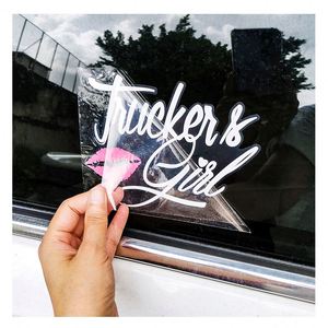 Calcomanías Personalizadas para Ventanas con Logotipo Recortado a Medida, Resistentes a la Intemperie, Calcomanías de Vinilo para Parachoques y Parabrisas de Automóviles - Product Image 1