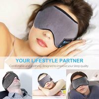 Masque de sommeil Bluetooth bloquant la lumière à 99 % avec musique, ajustement ergonomique pour le nez, fabrication OEM/ODM directe d'usine