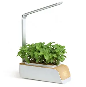 Office Smart Garden Blumentopf mit LED Pflanzen wachstums licht Kit Full Spectrum Smart Vegetable Light