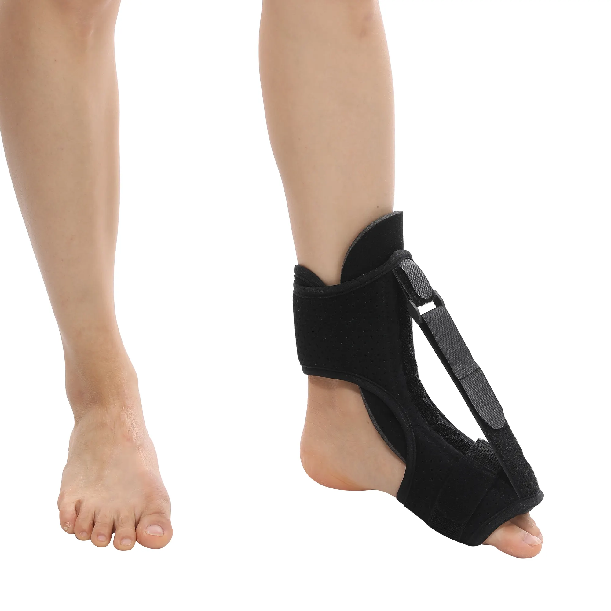 Ajustable Plantar Fasciitis Night Splint Ankle Brace for Foot Orthosis Foot Pain Relief with CE