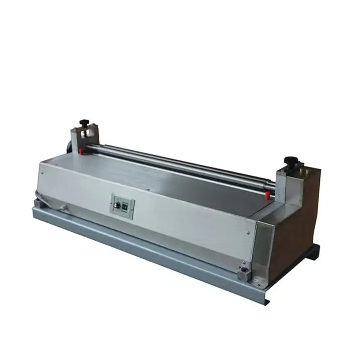 Hotmelt गोंद प्रसार चिपकाने Applicator के गर्म पिघल गोंद मशीन चिपकने वाला कोटिंग स्प्रेडर चमड़े के कागज Gluing मशीन बिक्री के लिए