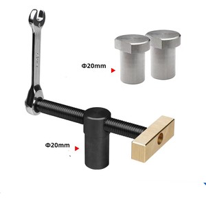 Étau d'établi réglable en acier inoxydable 19 20 mm pour table à bois - Product Image 3