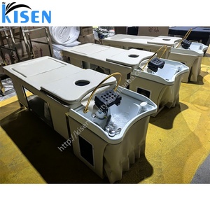 KISEN Lit de lavage multifonctionnel japonais pour spa capillaire, pédicure et moxibustion, avec circulation d'eau, pour salons de coiffure, spas et instituts de beauté - Product Image 4