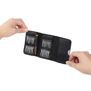 25 en 1 sac en cuir type noir assistant de réparation Mobile plusieurs poches avec aimant téléphone électrique <span class=keywords><strong>tournevis</strong></span> à cliquet - Product Image 6