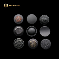 Kancing HONMEO untuk Pakaian OEM ODM Kancing Kustom Logo Merek Kancing Shank Jamur Logam Kancing Jahit Logam Kustom