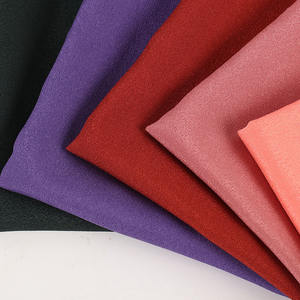 Couleur unie 100% Polyester Woolpeach Chiffon Tissu Crêpe Motif Uni Teint pour Vêtements et Écharpe 80gsm Poids pour Filles - Product Image 6