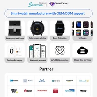 Montre de sport GPS GTX4 pour activités extérieures, étanche 5 ATM, natation, chargement magnétique, écran 1,43 pouces