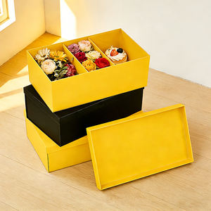 Boîtes cadeaux en papier rigide pour vêtements, artisanat, bijoux, avec couvercle et base personnalisés - Product Image 3