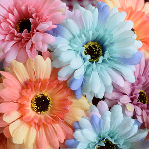Gerbera en soie populaire, marguerite de Barberton, marguerite africaine, fleurs artificielles pour la maison, le jardin, la Saint-Valentin, Noël - Product Image 3