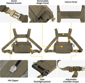 Muestra Gratuita de Chaleco Táctico Compacto de Rescate para Trauma, Bandolera Cruzada, Precio Razonable, Impermeable - Product Image 5