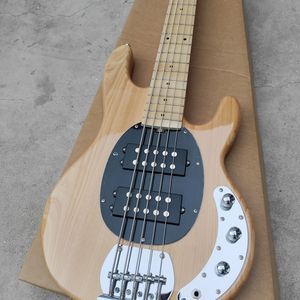 Basse électrique <span class=keywords><strong>Music</strong></span> <span class=keywords><strong>Man</strong></span> 4 5 cordes en bois naturel de haute qualité, qualité professionnelle pour les performances rock, élégante - Product Image 6