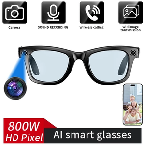 Gafas Inteligentes de Moda con Cámara, Asistente de IA, Carga Magnética, Resistencia al Agua IPX6, Video de 720P, Control por Voz, Aplicación Táctil - Product Image 6