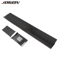 3 pièces Véritable Fiber de Carbone Sec Pour Ford F150 F-150 Raptor 2015-2020 Centre Bord Console Panneau Cadre Garniture Accessoires De Voiture