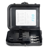 Boîte de distribution de fibre optique SC FTB NAP FTTH IP65 étanche 8 cœurs, boîte de terminaison murale