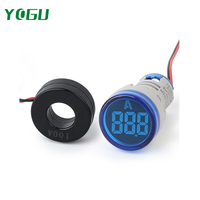 Mini moniteur de courant alternatif rond avec affichage LED et CT 100A