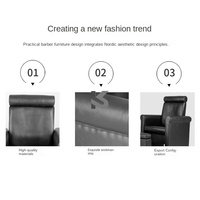 Fauteuil de massage multifonctionnel en cuir noir pour pédicure, inclinable, réglable, mobile et pliable