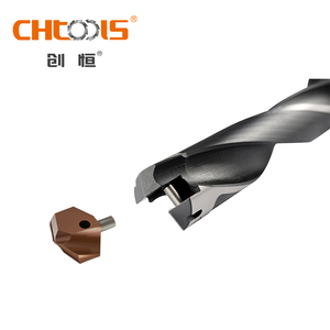 Chtools hiệu suất cao Carbide Tốc độ khoan chèn CNC điều khiển cho kim loại nhựa HSS lớp phủ thép kết thúc khoan công cụ - Product Image 2