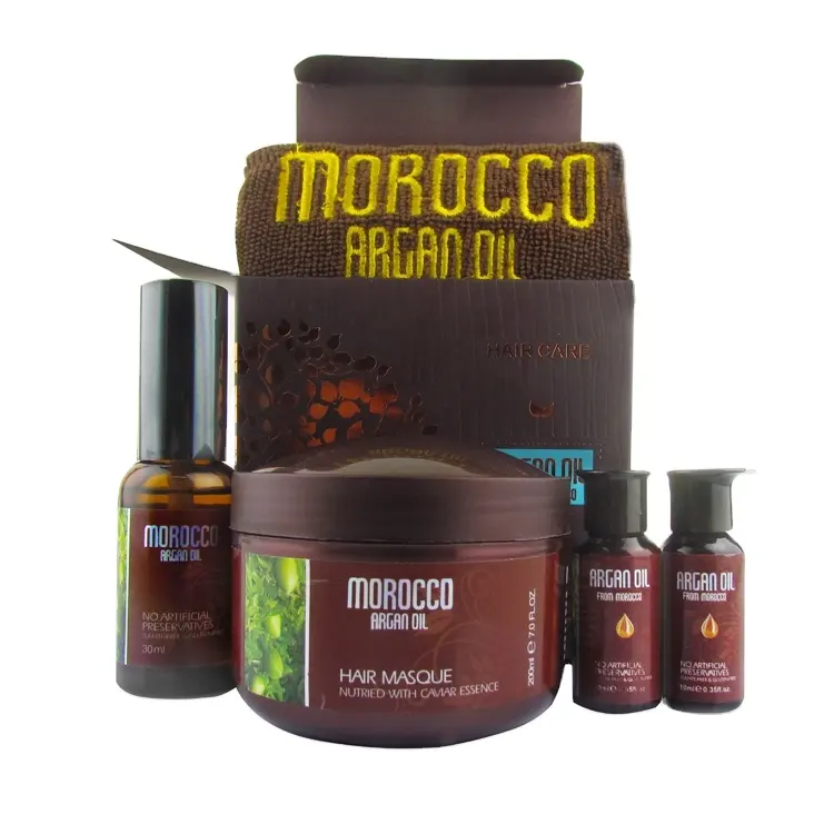 Gratis Monster Haarverzorgingsproducten 5 10 20 Ml Marokkaanse Arganolie Serie Geschenkset