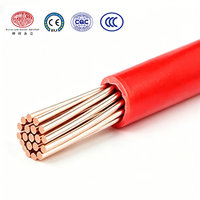 Câble de connexion domestique économique en aluminium recouvert de cuivre, isolé en PVC, flexible, ignifuge, résistant à l'usure, BV CCA