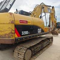 Excavatrice hydraulique sur chenilles CAT 320D2L d'occasion, 20 tonnes, exportation, origine Japon, faible nombre d'heures, bien entretenue, haute efficacité, prête à être expédiée