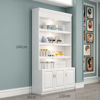 Vitrine de cosmétiques haut de gamme vitrine de produits de salon de beauté des ongles vitrine pour la conception de magasins de cosmétiques modernes