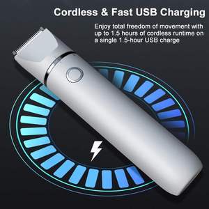 Kit de Aseo para Mascotas Recargable por USB, Máquina Cortadora de Pelo, Removedor de Pelo para Perros y Gatos - Product Image 4