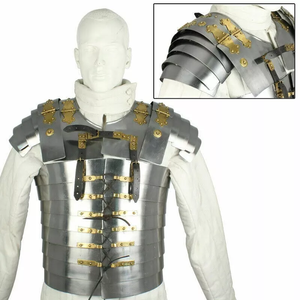 Lorica segmentata แท้เกราะโรมัน Legionnaire เกราะอัศวินเหล็กอ่อนยุคกลางเหมาะสำหรับงานแสดงสินค้าในยุคฟื้นฟูศิลปวิทยา - Product Image 3