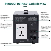 Estabilizador de voltaje automático de CA 220V con control de relé fuente de alimentación monofásica Protector contra sobretensiones para electrodomésticos OEM al por mayor