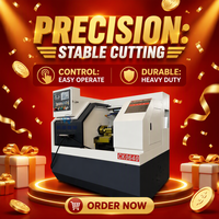Mesin Bubut CNC Horizontal Otomatis CK0640 dengan Sistem Kontrol GSK Single Spindle
