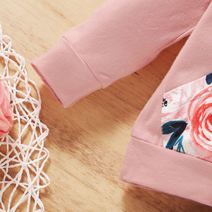 Venta al por Mayor de Conjuntos de Ropa para Niños, Estilo Nuevo, Sudadera con Capucha para Niños Pequeños y Vestidos de Niña de las Flores - Product Image 6