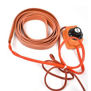 XIAOSHU 25*3000mm in Silicone flessibile cuscinetto riscaldante in gomma 220v 450w Silicone riscaldatore tubo con quadrante termostato - Product Image 3