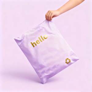 Sacs d'expédition en plastique écologiques personnalisés avec un design coloré, impression de logo, sacs d'expédition en tissu, emballage d'expédition, sac d'expédition - Product Image 1