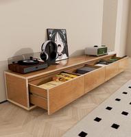 Meuble TV sur pied en bois de conception nouvelle avec table basse, mobilier moderne haut de gamme pour salon, salle à manger, hôtel