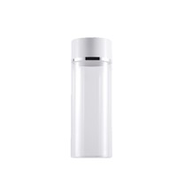 Bouteilles en plastique PET avec couvercle à vis blanc, argenté, doré pour pilules, capsules, vitamines et médicaments