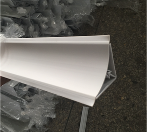 Pieza de esquina de <span class=keywords><strong>PVC</strong></span> <span class=keywords><strong>blanco</strong></span> Rodapié de <span class=keywords><strong>PVC</strong></span> - Product Image 1