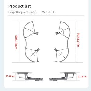 STARTRC Blade Fender Blade Quick Release Safer Proteção anti-colisão Tampa Propeller Guard Drone Acessórios para DJI Air <span class=keywords><strong>3</strong></span> - Product Image 6
