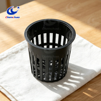 Paniers en filet perforé hydroponiques durables, réutilisables, en plastique, pour la culture en eau profonde et les systèmes de clonage en seau