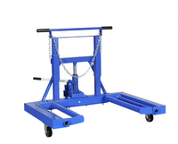 Chariot de roue 1500Lbs double cric hydraulique de transport de pneu de poussoir de roue
