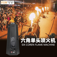 DJ Équipement Spécial Flamme Projecteur, DMX Stade Jet Machine À Feu Lanceur, Flamme Liquide Appareils Canon
