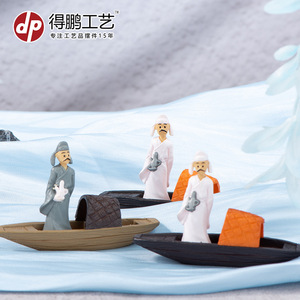 Decoraciones de paisajes en miniatura Dp, figuras de dibujos animados de PVC, grises y blancas, para acuario - Product Image 4