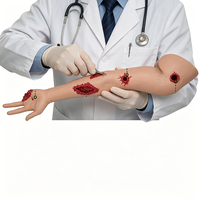 Modèle d'entraînement simulateur de bras pour le contrôle des hémorragies, avec garrot et emplâtre de pression en PET, de la marque Medical Science Healer