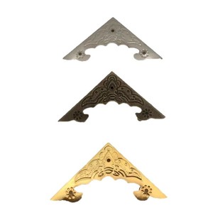 Iron <b>Corner</b> <b>Protector</b> 40x56mm Gold Antique Style Furniture Hardware Accessory - Product Image 5