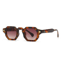 Cadre géométrique LUNETTES DE SOLEIL mode street snap charme à la mode du commerce extérieur rétro LUNETTES DE SOLEIL