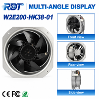 Ventilateur axial de refroidissement de châssis pour convertisseur de puissance W2E200-HK38-01 – Unité de remplacement pour système de ventilation industrielle et équipement d'assemblage