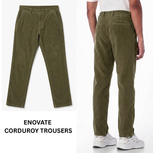 กางเกงคอร์ดูรอยทรงสลิมฟิตสำหรับผู้ชาย กางเกงลำลองผ้าคอร์ดูรอยเนื้อฝ้าย ใส่ได้ในฤดูหนาว คุณภาพพรีเมียมสำหรับส่งออก ขายส่ง - Product Image 1