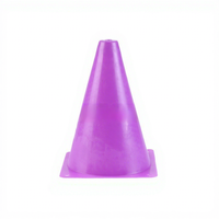 En gros Cône de marquage et d'obstacle pour entraînement de football, patinage, basketball, volleyball, 18 cm (6 pouces), en forme de seau à crème glacée
